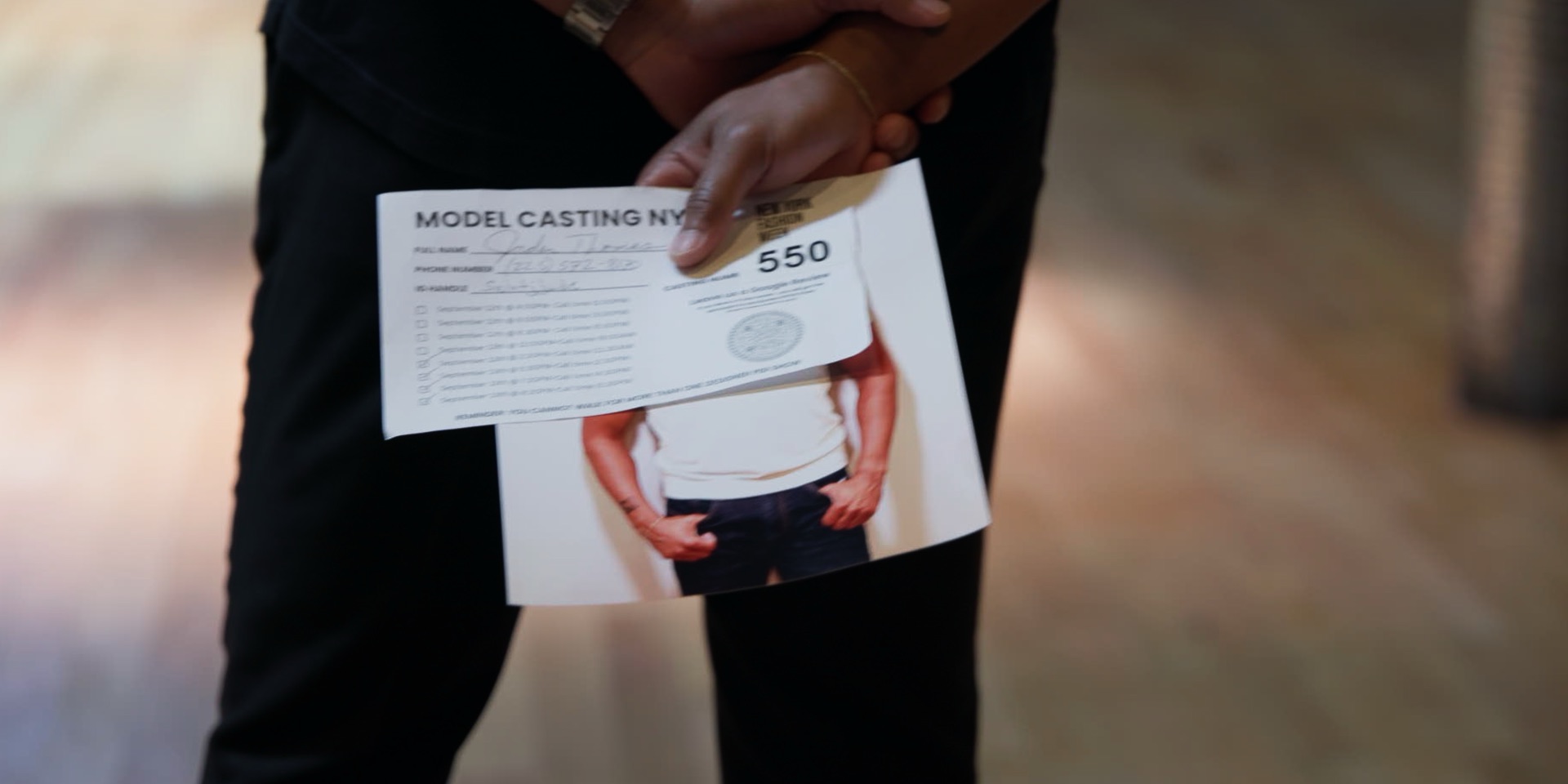 Frame from the Behind the Runway edit